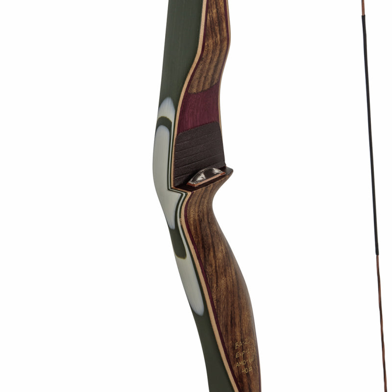 Bear Archery Fieldbow One Piece Kodiak 59 Shedua and Green