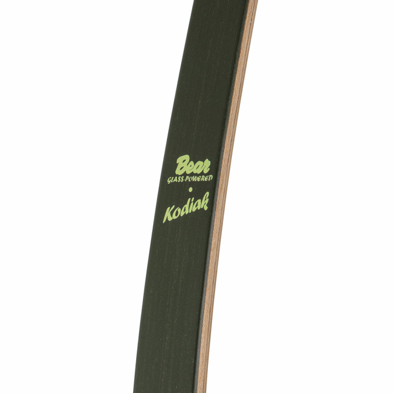 Bear Archery Fieldbow One Piece Kodiak 59 Shedua and Green